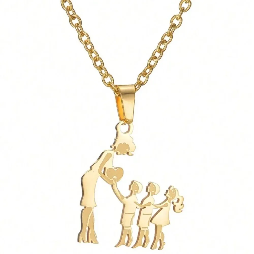 3for$20 Mother Son Daughter Pendant Necklace Women's adjustable Necklace
